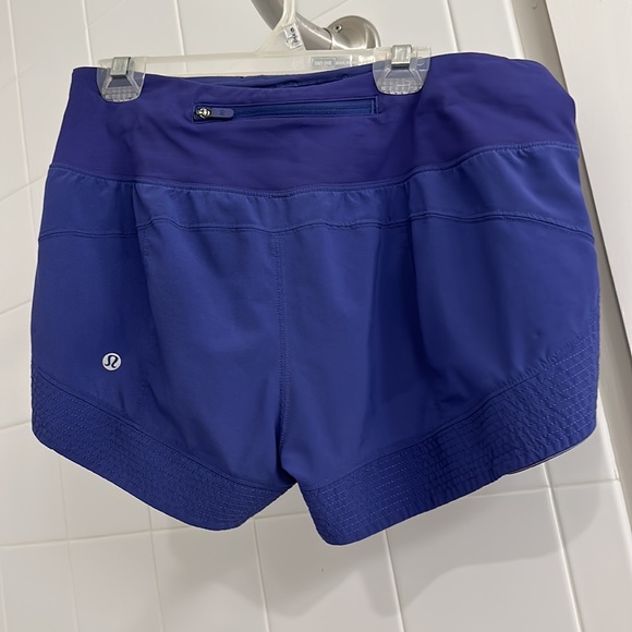 Lululemon Purple shorts. 2.5” size 6 - Picture 2 of 3